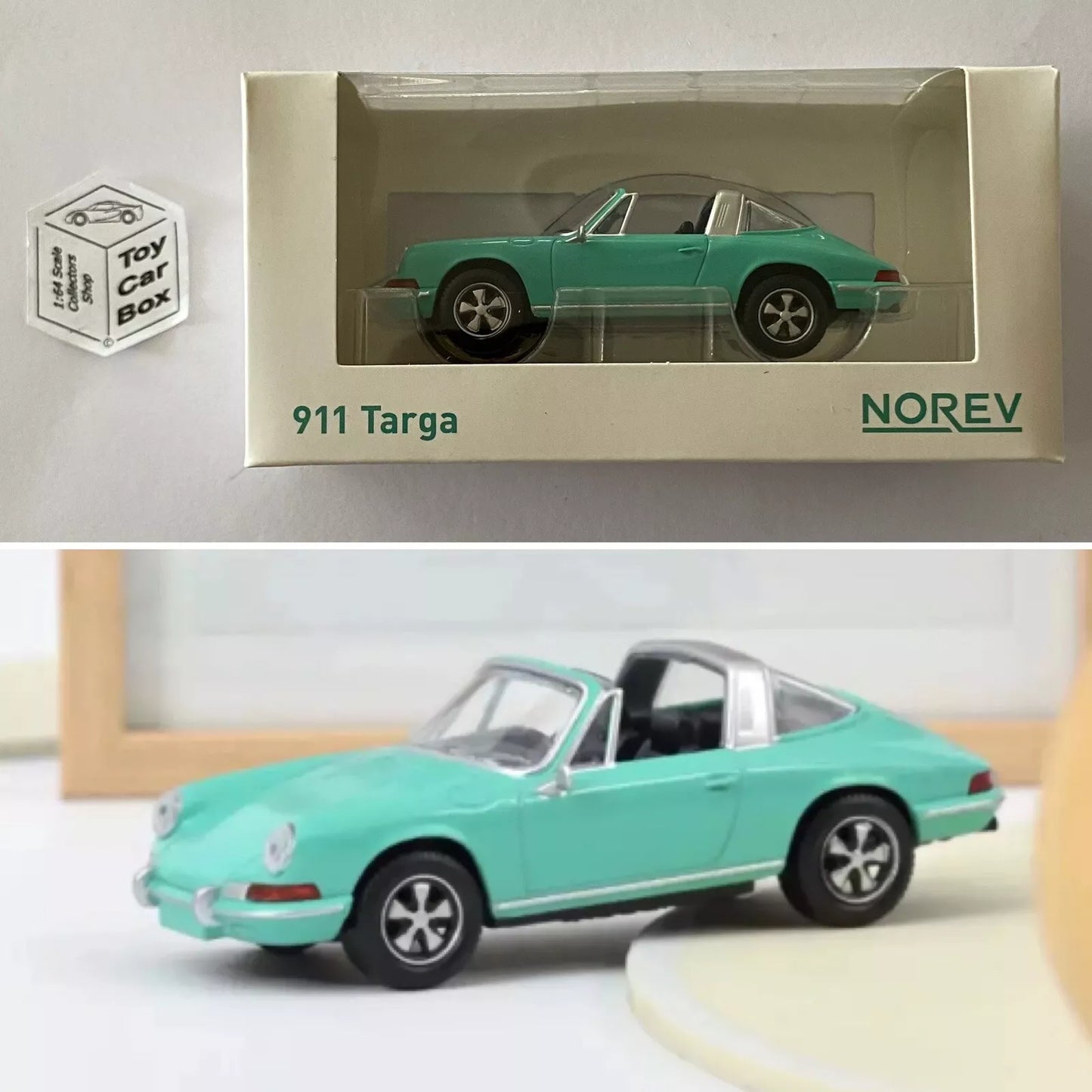 NOREV 1:43 Scale* - Porsche 911 Targa (Green - Jet Car - Box Not Perfect) N47g