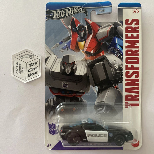 2025 HOT WHEELS Transformers - Ford Mustang GT (Black #3 Silver Series) E06g