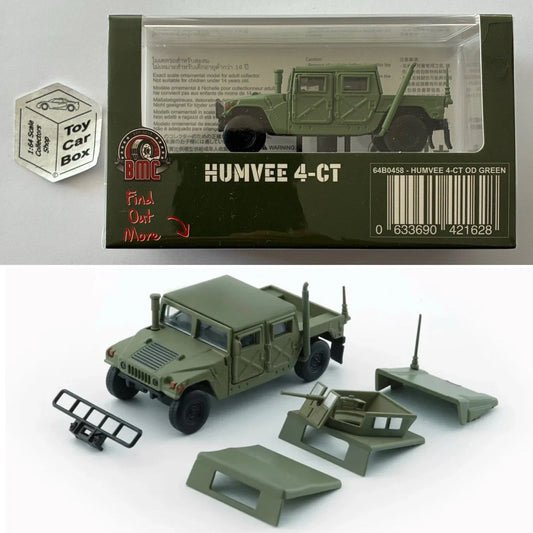 BM CREATIONS - Humvee 4-CT (1:64 Scale - OD Green - Sealed Box) P50g