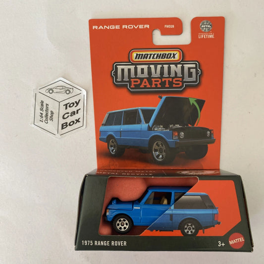 2025 MATCHBOX Moving Parts - 1975 Range Rover (Blue #19 Opening Hood) F00