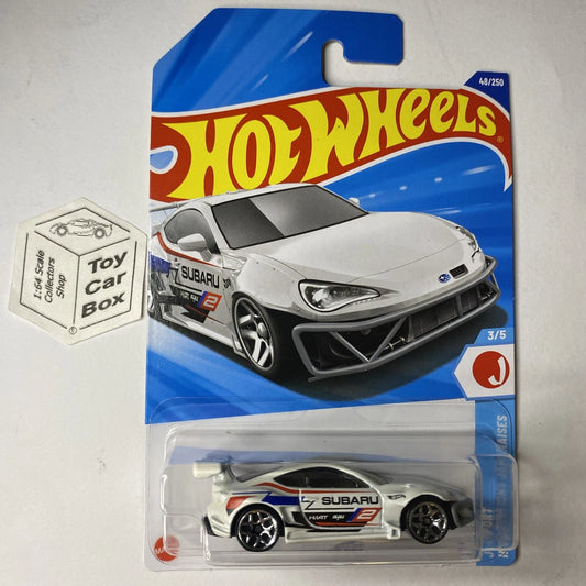 2025 HOT WHEELS #49 - Subaru BRZ (White #3 J-Imports -Long Card) A44