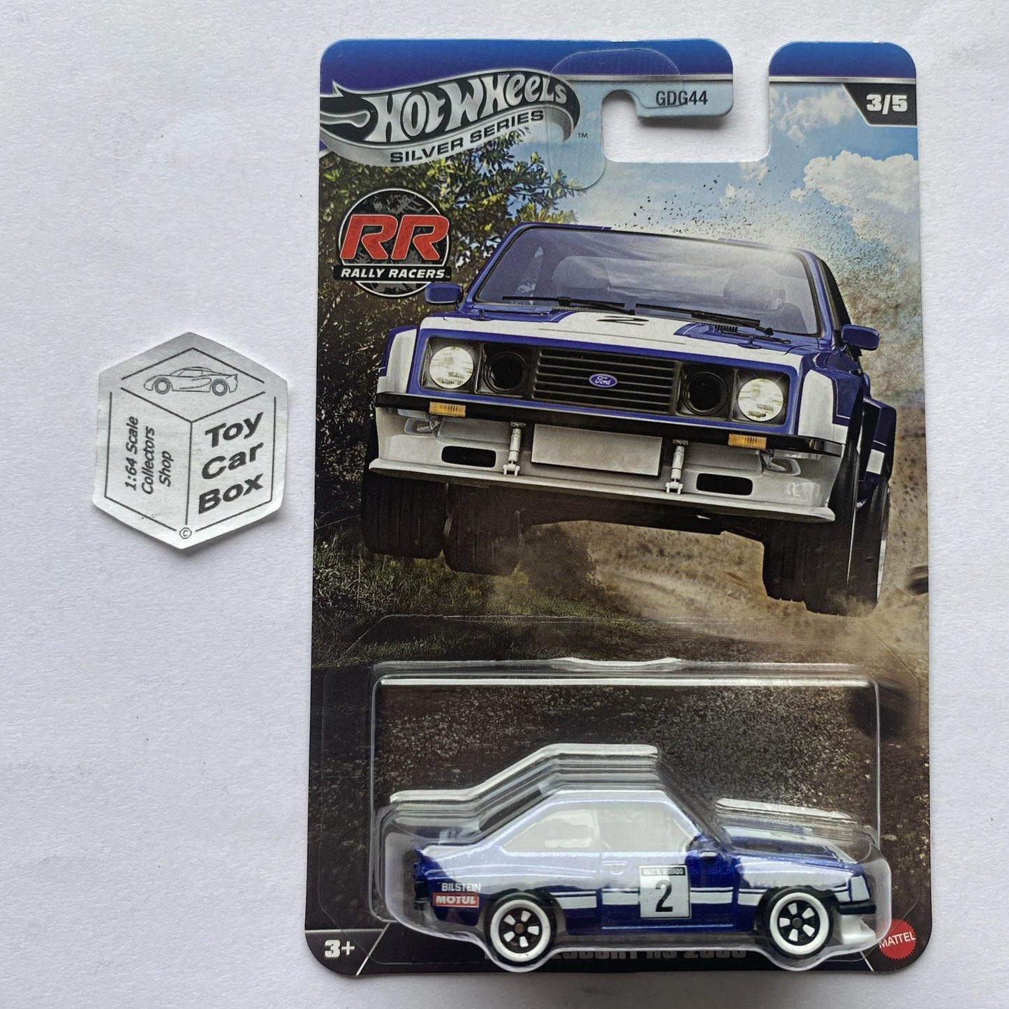 2026 HOT WHEELS Silver Series - Ford Escort RS 2000 (Blue - Rally Racers) E00