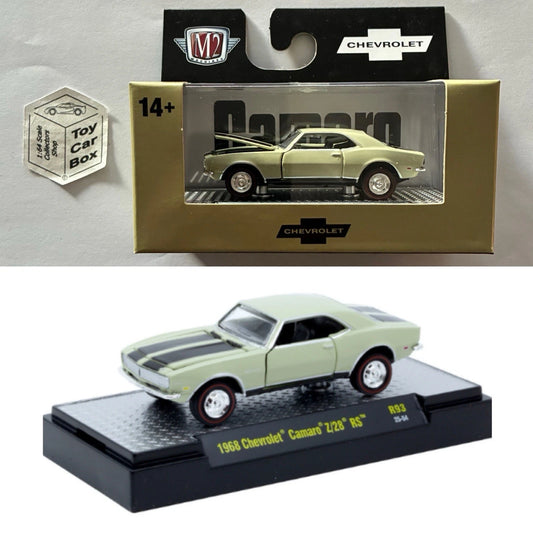 M2 MACHINES - 1968 Chevy Camaro Z/28 RS (Green - Detriot Muscle R93) L92g