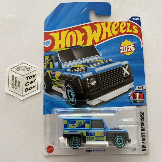 2025 HOT WHEELS #114 - ‘Land Rover’ Drift-Ender (#4 First Response - Long) A80
