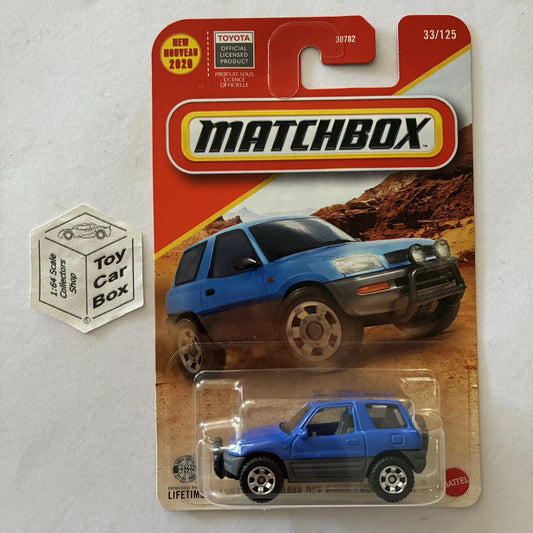2026 MATCHBOX #33 - 1997 Toyota RAV4 (Blue - Long Card) B64