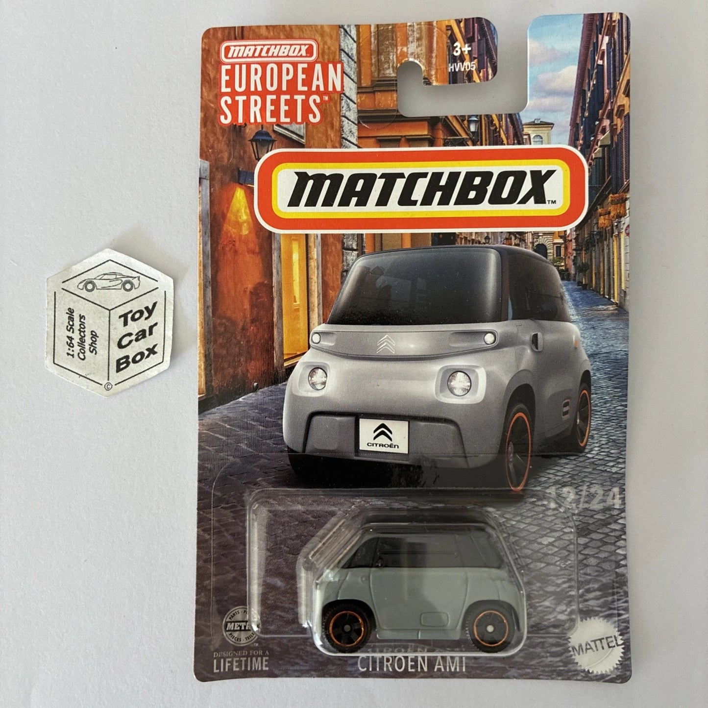 2024 MATCHBOX European Streets #12 - Citroen Ami (Grey - Unopened) E00