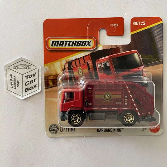 2025 MATCHBOX #99 - Garbage King (Red - Short Card - Unopened) B19g