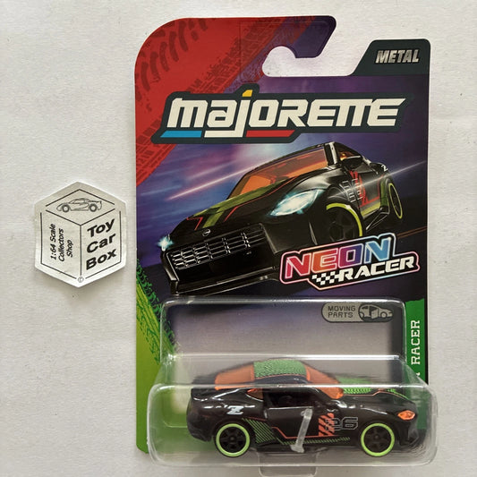 MAJORETTE Nissan Z (Black - 1:64* Neon Racers - Opening Doors) E64