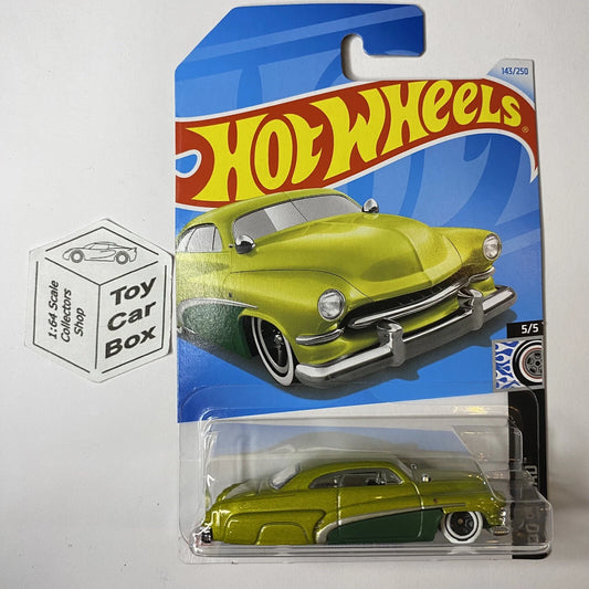2024 HOT WHEELS #143 - Hirohata Merc (Green #5 Rod Squad - Long Card) A80