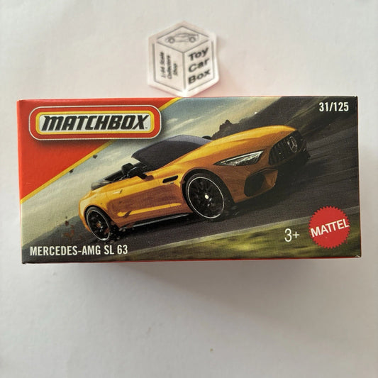 2026 MATCHBOX #31 - Mercedes-AMG SL 63 (Yellow - Power Grab - Unopened) C50