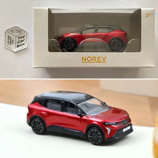 NOREV - Renault Scenic E-Tech Electric - 2024 (Red - 1:64 MiniJet - Boxed) F03g