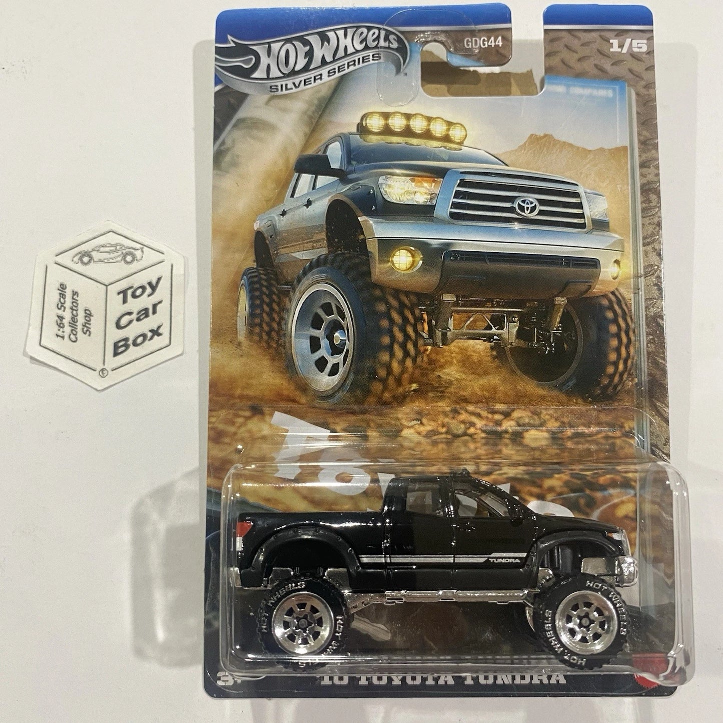 2025 HOT WHEELS Themed - ‘10 Toyota Tundra (Black #1 Silver Series GDG44-N) C85