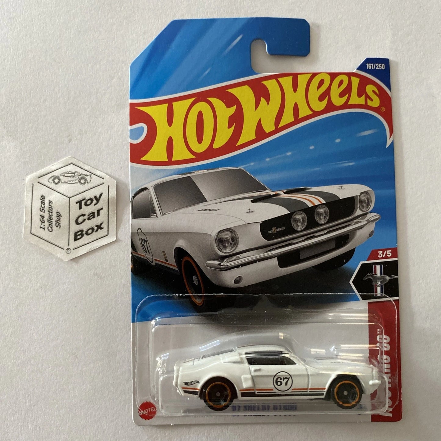2025 HOT WHEELS #161 - ‘67 Shelby GT500 (#3 Mustang Go - Long Card) A44