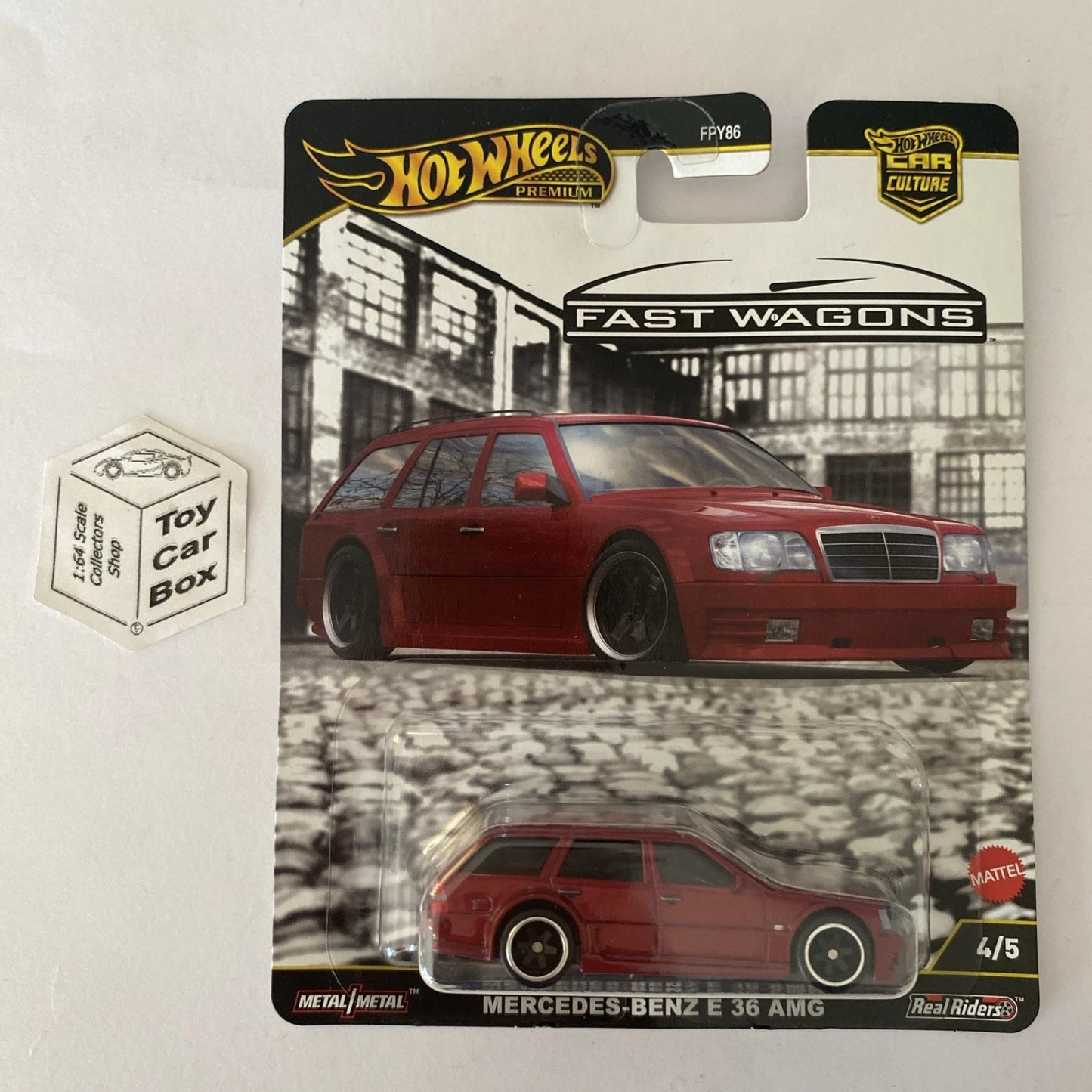 2025 HOT WHEELS Car Culture - Mercedes-Benz E 36 AMG (#4 - Fast Wagons) H00
