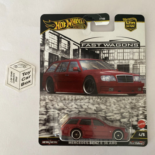 2025 HOT WHEELS Car Culture - Mercedes-Benz E 36 AMG (#4 - Fast Wagons) H00