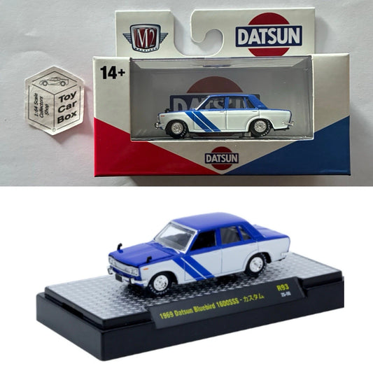 M2 MACHINES - 1969 Datsun Bluebird 1600 SSS (Blue - Detriot Muscle R93) L92g