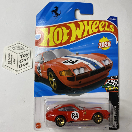 2025 HOT WHEELS #222 - Ferrari 365 GTB4 Competizione (Red #10 Race Day) A80