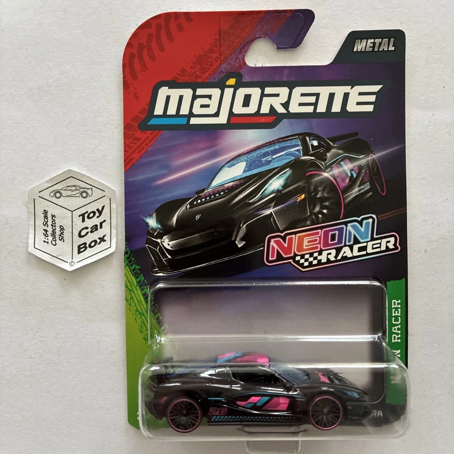 MAJORETTE Rimac Nevera (Black - 1:64* Neon Racers) E64