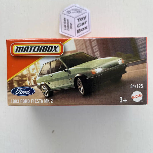 2025 MATCHBOX #84 - 1983 Ford Fiesta Mk2 (Green - Power Grab - Unopened) C15