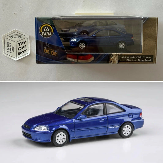 PARA64 - 1999 Honda Civic Coupe (Electron Blue Pearl - 1/64 Scale) R00