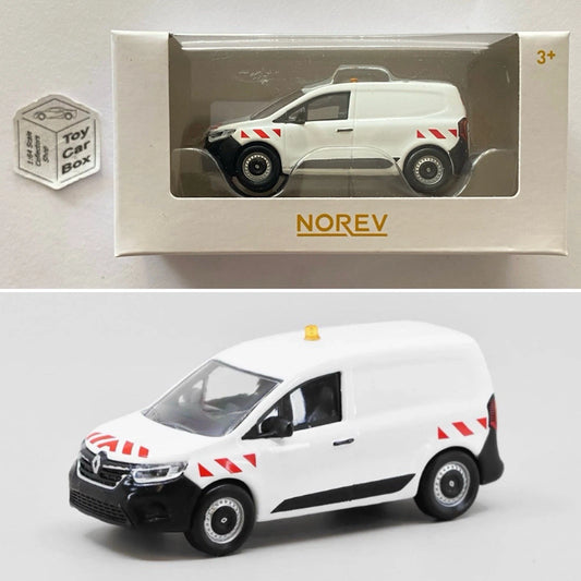 NOREV - Renault Kangoo - 2023 (White Van - 1:64 Scale MiniJet - Boxed) F03g