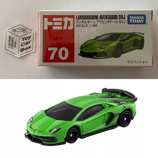 TOMICA Regular #70 - Lamborghini Aventador SVJ (Green - 1/68 Scale - Boxed) F00