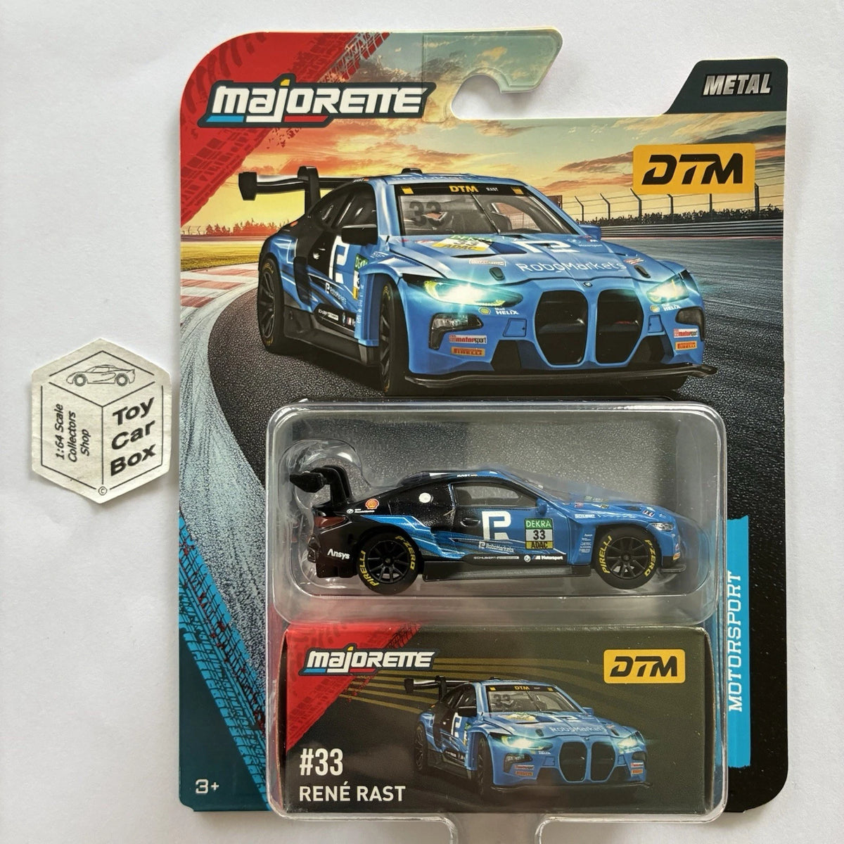 MAJORETTE BMW M4 GT3 Evo (DTM Motorsport Deluxe - #33 Rene Rast) G43