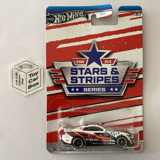 2024 HOT WHEELS Themed - 2020 Ford Shelby Mustang (White - Stars & Stripes) C85