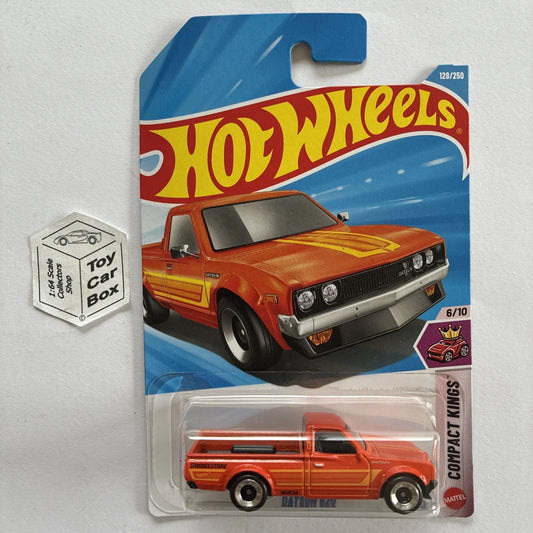 2026 HOT WHEELS #128 - Datsun 620 Pickup (Orange #6 Compact Kings - Long) B64