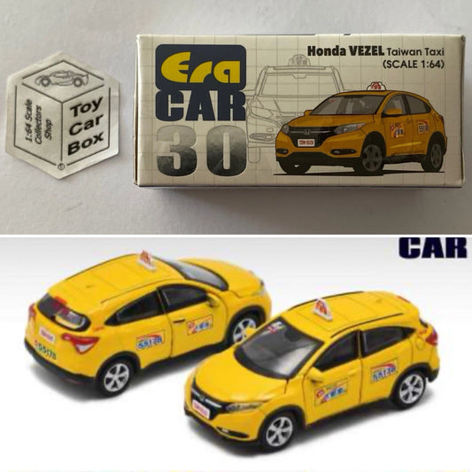 ERA CAR #30 - Honda Vezel / HRV (1:64 Scale - Taiwan Taxi - Boxed) K00g