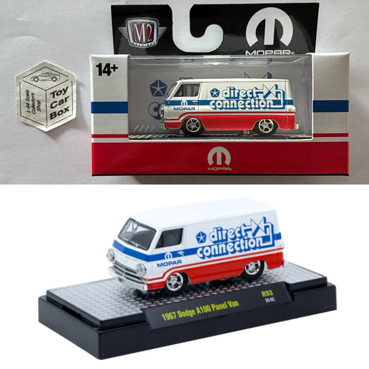 M2 MACHINES - 1967 Dodge A100 Panel Van (Mopar - Detriot Muscle R93 - 1:64) L92g