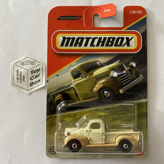 2025 MATCHBOX #119 - 1940 Dodge V-Series Truck (Long Card - Beige) B64