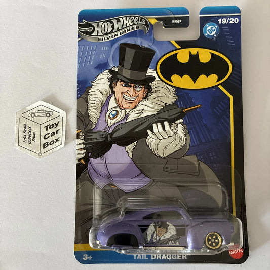 2025 HOT WHEELS Batman #19 - Tail Dragger (Purple - Silver Series HDG89) C15g