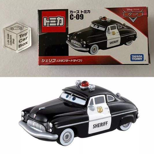 TOMICA Disney Cars #C-09 - Sheriff (1:64 Scale* - Boxed) J00