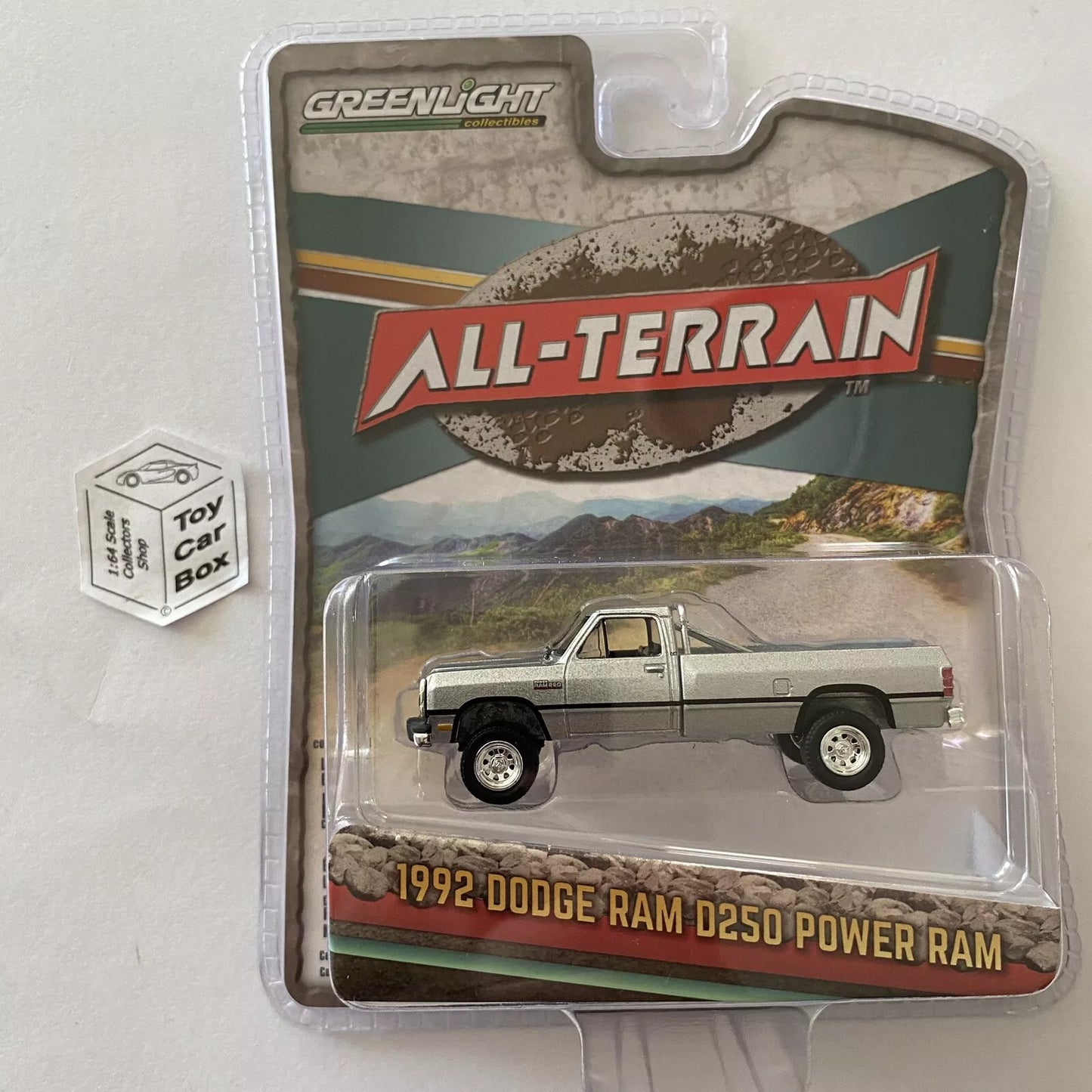 GREENLIGHT - 1992 Dodge RAM D250 Power Ram (Silver All Terrain Series 16) I84g