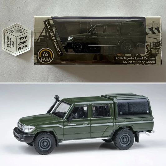 PARA64 - 2014 Toyota Land Cruiser LC 76 (Military Green - 1/64 Scale) T00