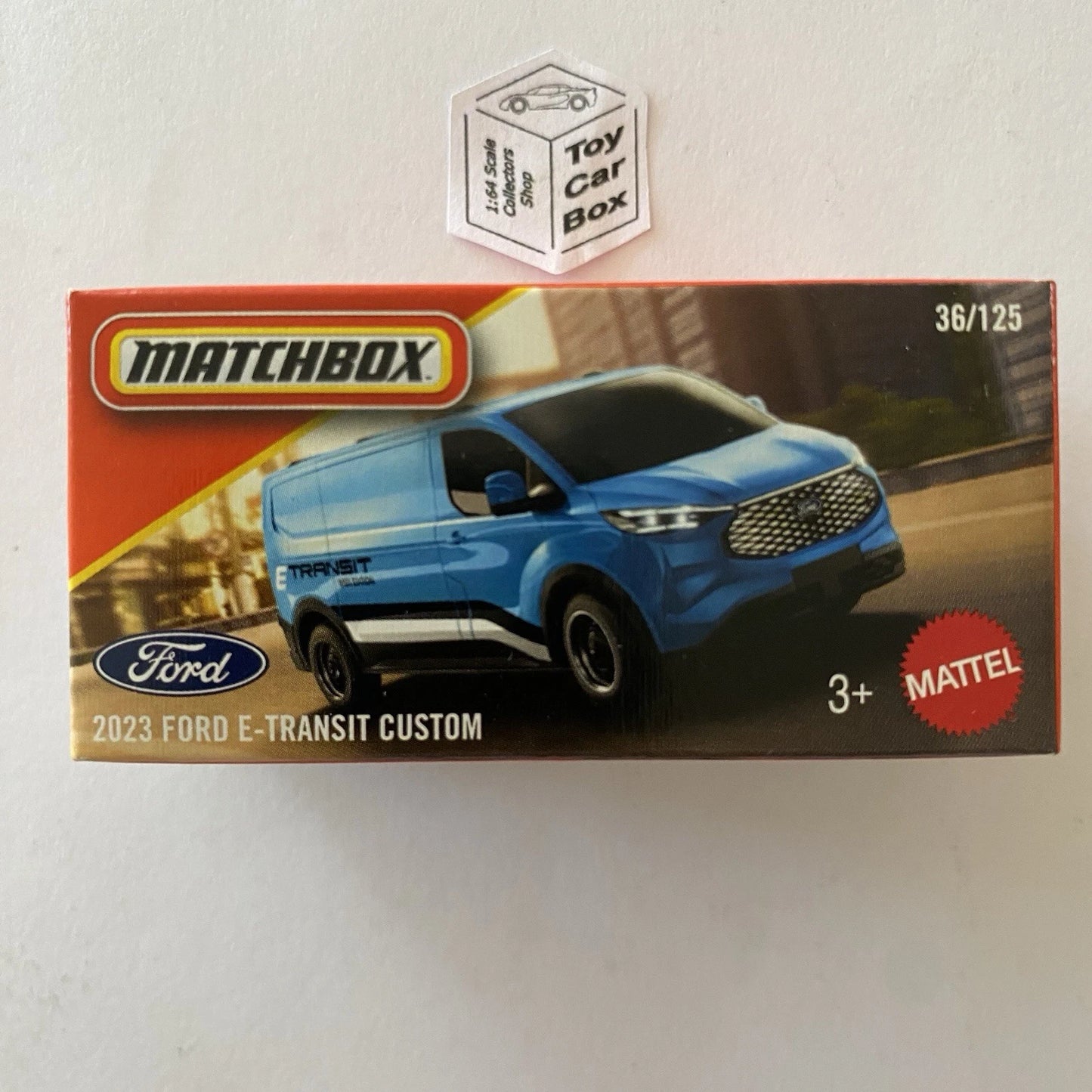 2026 MATCHBOX #36 - 2023 Ford E-Transit Custom (Blue - Power Grab) B80