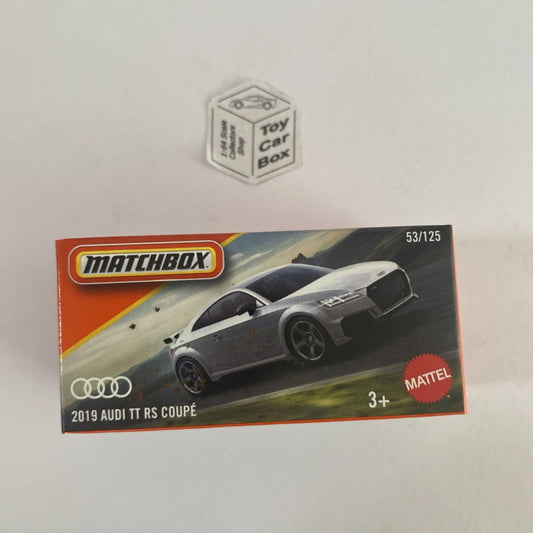 2025 MATCHBOX #53 - 2019 Audi TT Coupe (Silver - Power Grab) B80
