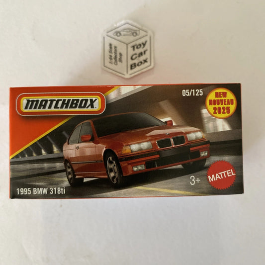 2025 MATCHBOX #5 - 1995 BMW 318ti (Power Grab - Red) C50
