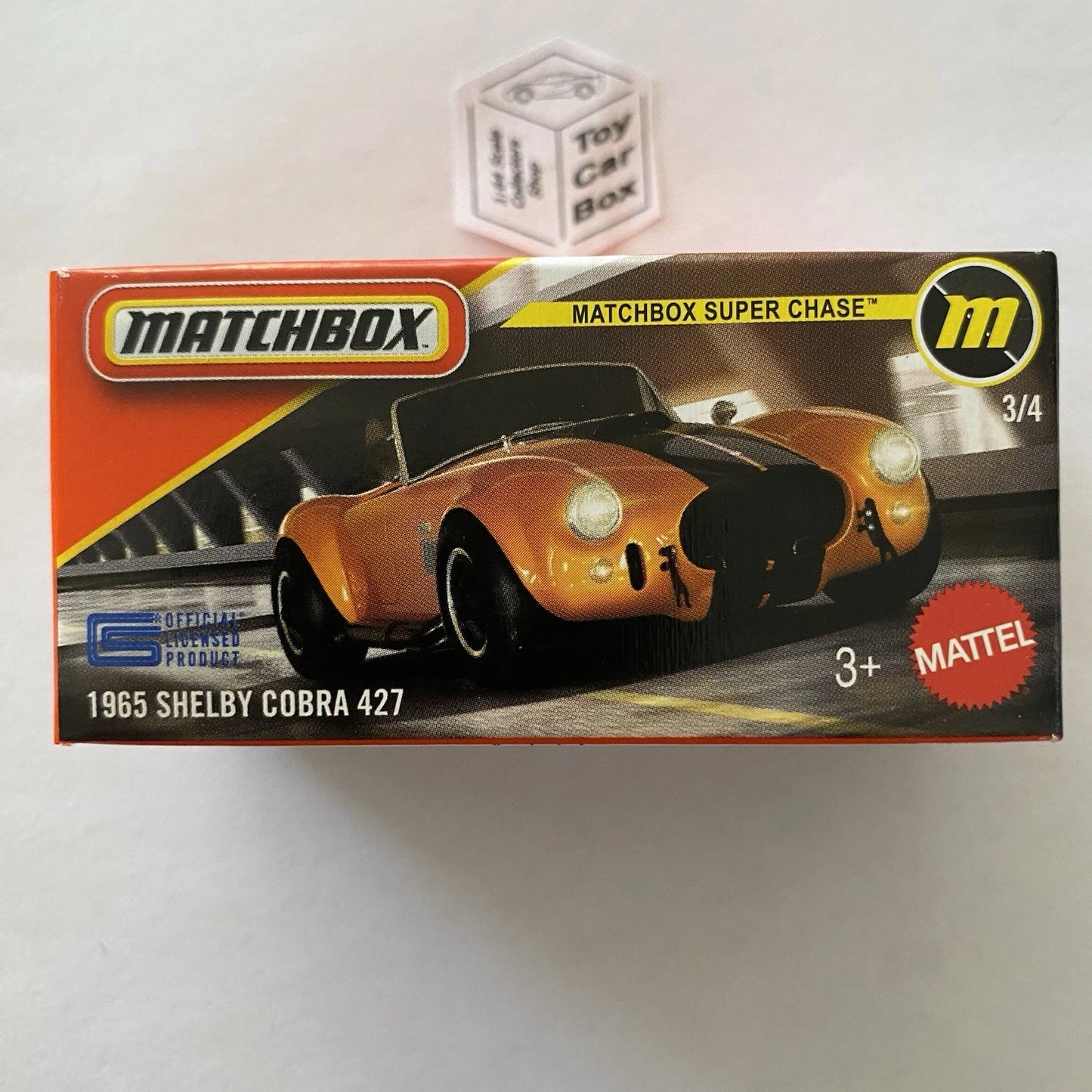 2025 MATCHBOX #3 - 1965 Shelby Cobra 427 (Orange - Super Chase - Power Grab) B80