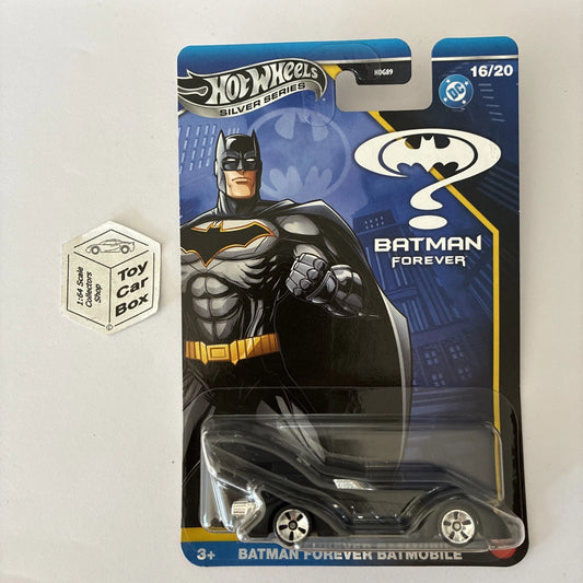 2025 HOT WHEELS Batman #16 - Batman Forever Batmobile (Silver Series HDG89) C15g