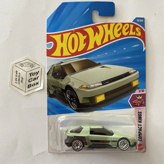 2026 HOT WHEELS #78 - Hako Type D (Green #1 Compact Kings - Long Card) B64