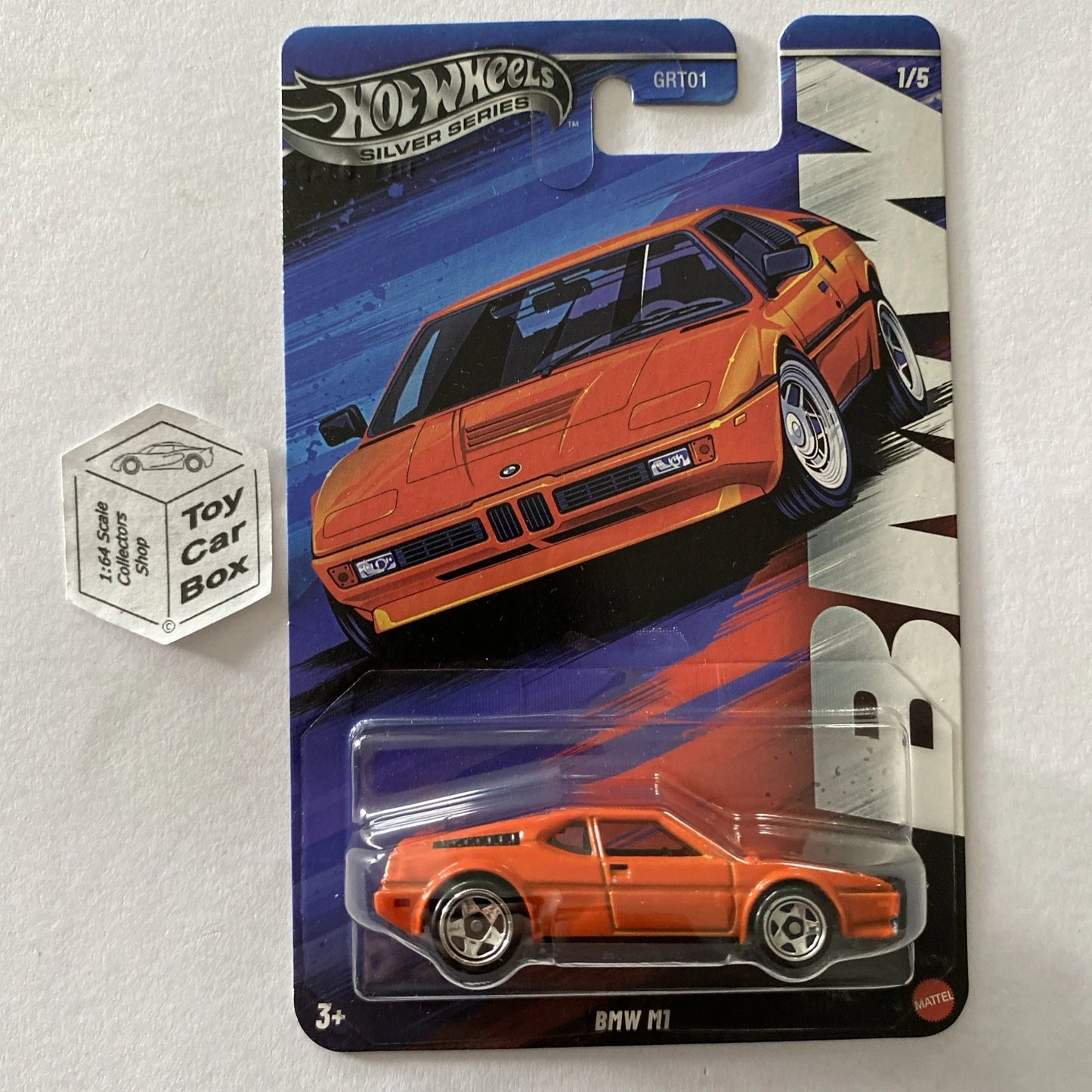 2025 HOT WHEELS Silver Series - BMW M1 (Orange #1 GRT01) C85