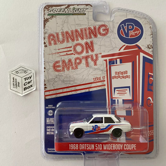 GREENLIGHT - 1968 Datsun 510 Widebody (VP Racing - Running On Empty S17) I84g