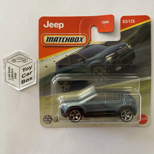 2025 MATCHBOX #63 - 2023 Jeep Avenger (Blue - Short Card - Unopened) B19g