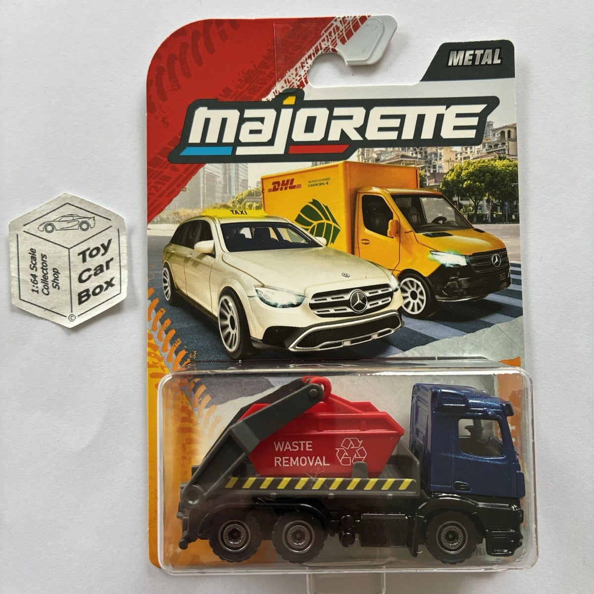 MAJORETTE Mercedes-Benz Arocs Skip Truck (City Series - Blue Cab) E78