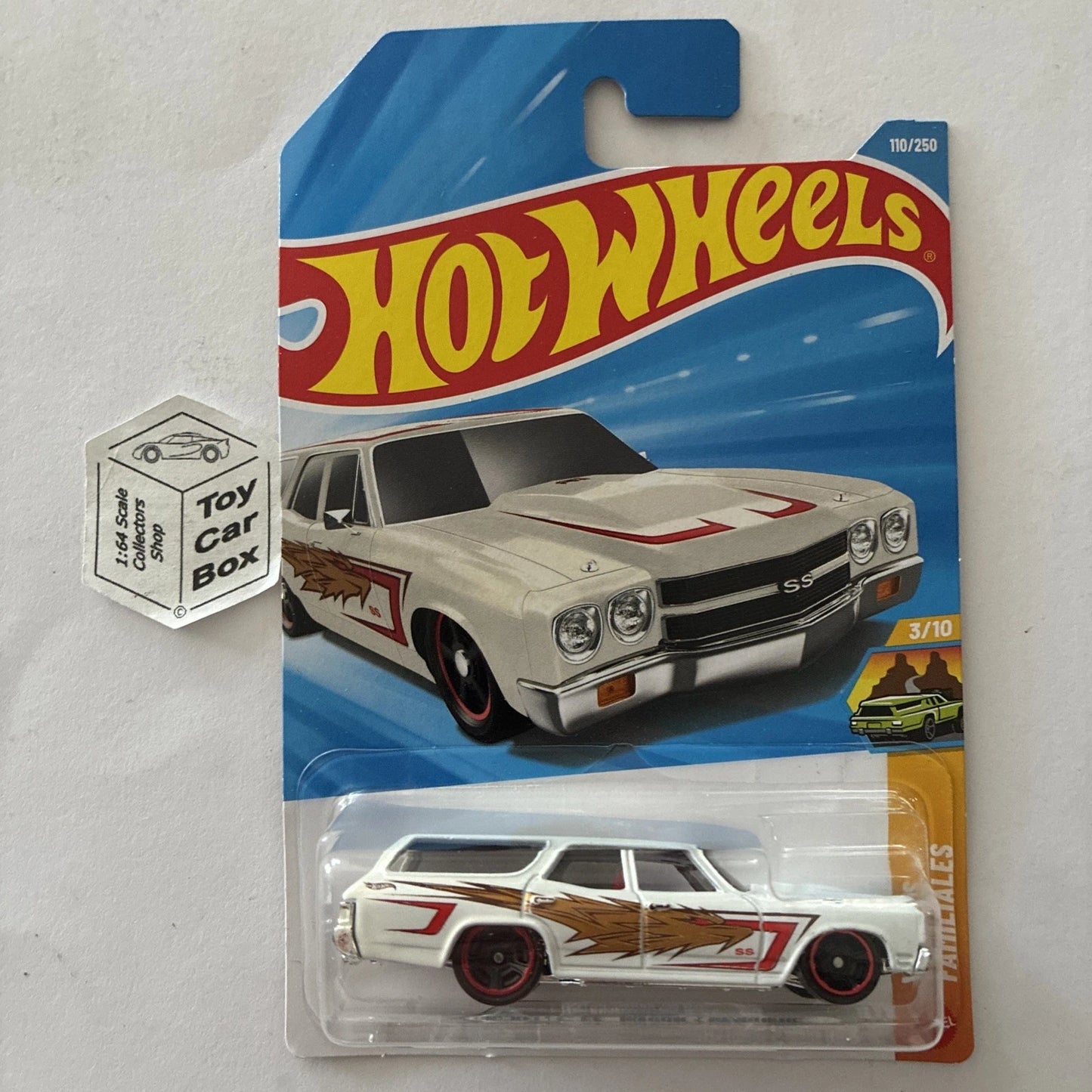 2026 HOT WHEELS #110 - ‘70 Chevy Chevelle SS Wagon (#3 Wagons - Long Card) B00