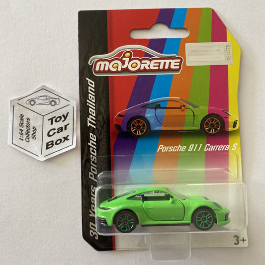 MAJORETTE Porsche 911 Carrera S (1/64* Porsche Thailand 30 Years - Green) E27