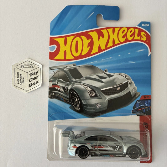 2026 HOT WHEELS #90 - ‘16 Cadillac ATS-V R (Grey #7 Nightspeed -Long Card) A80
