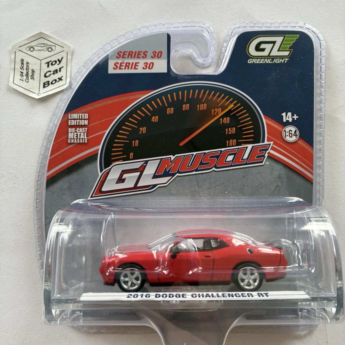 GREENLIGHT - 2016 Dodge Challenger RT (Red- GL Muscle Series 30) J45g